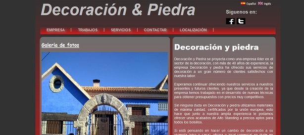 la web www.decoracionypiedra.es